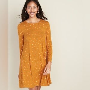 Long Sleeve Polka Dot Dress